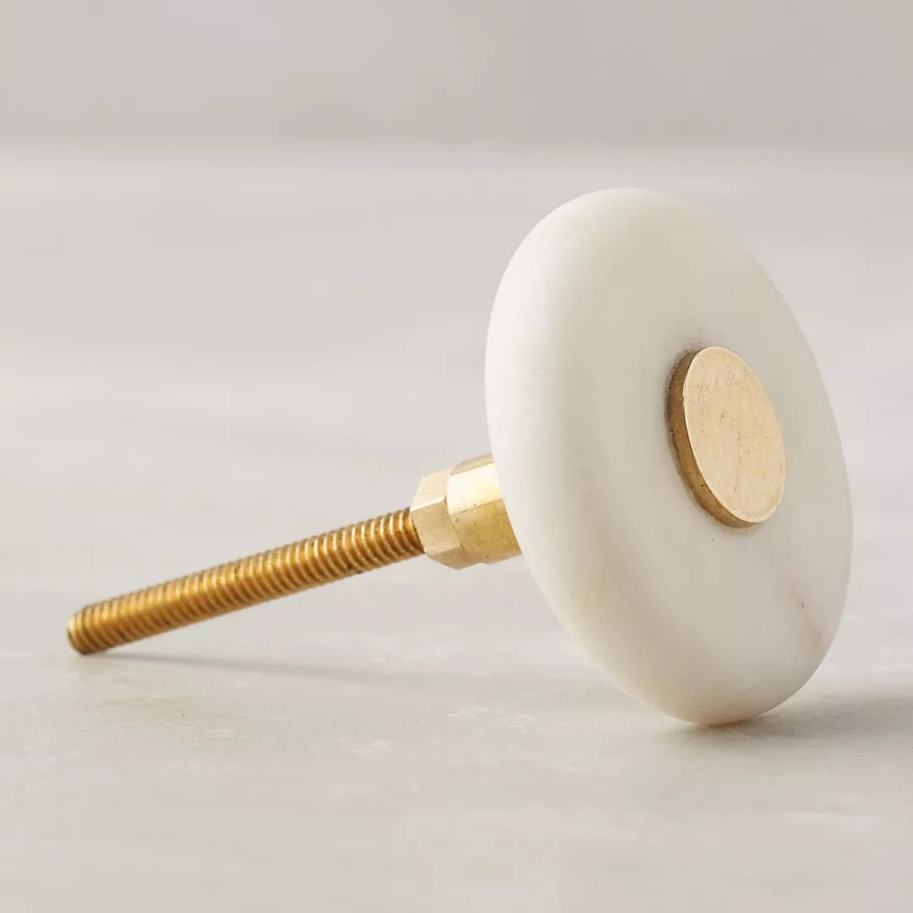 Brass & Marble Knob
